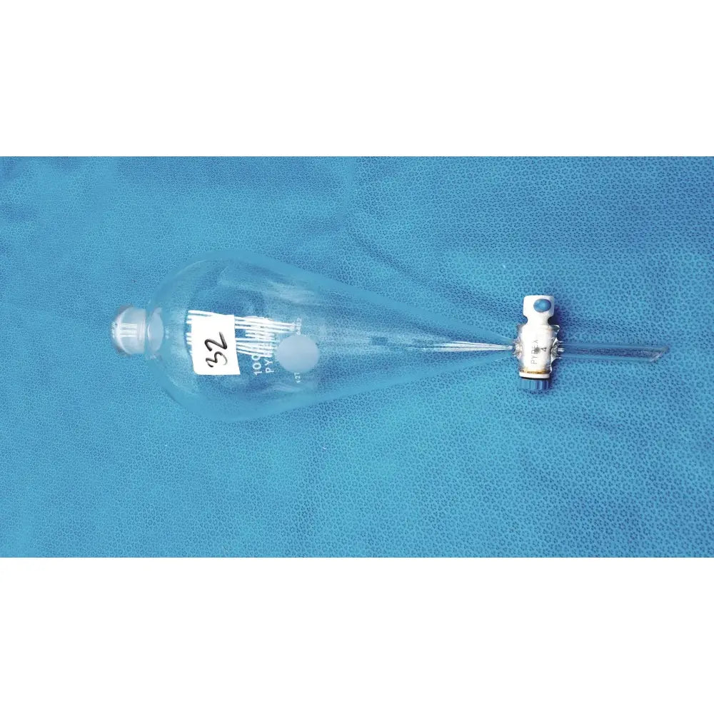Pyrex 1000 mL Glass Separatory Funnel with Stopper – Borosilicate Glass Separatory Funnel, second-hand product photo 8
