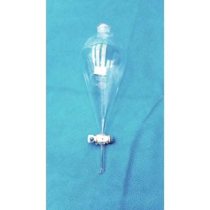 Pyrex 1000 mL Glass Separatory Funnel with Stopper – Borosilicate Glass Separatory Funnel, second-hand product photo 6