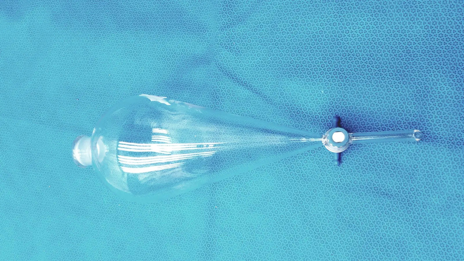 Pyrex 1000 mL Glass Separatory Funnel with Stopper – Borosilicate Glass Separatory Funnel, second-hand product photo 7