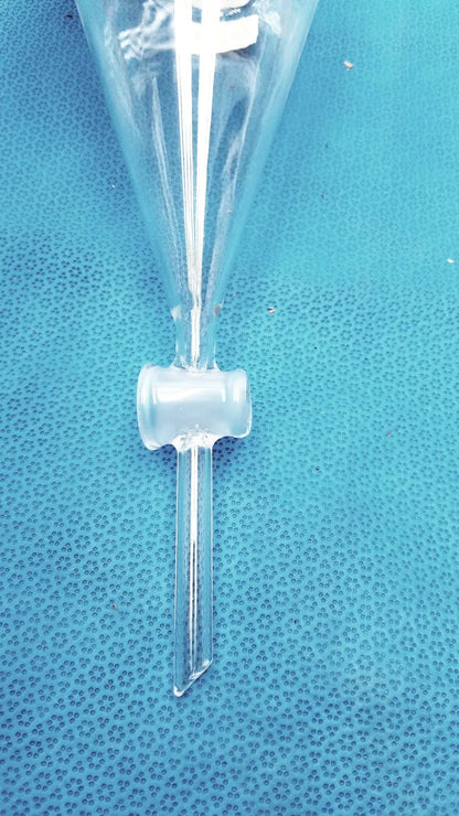 Pyrex 1000mL Glass Separatory Funnel with Stopcock – Transparent Labware Separatory Funnel, second-hand product photo 6