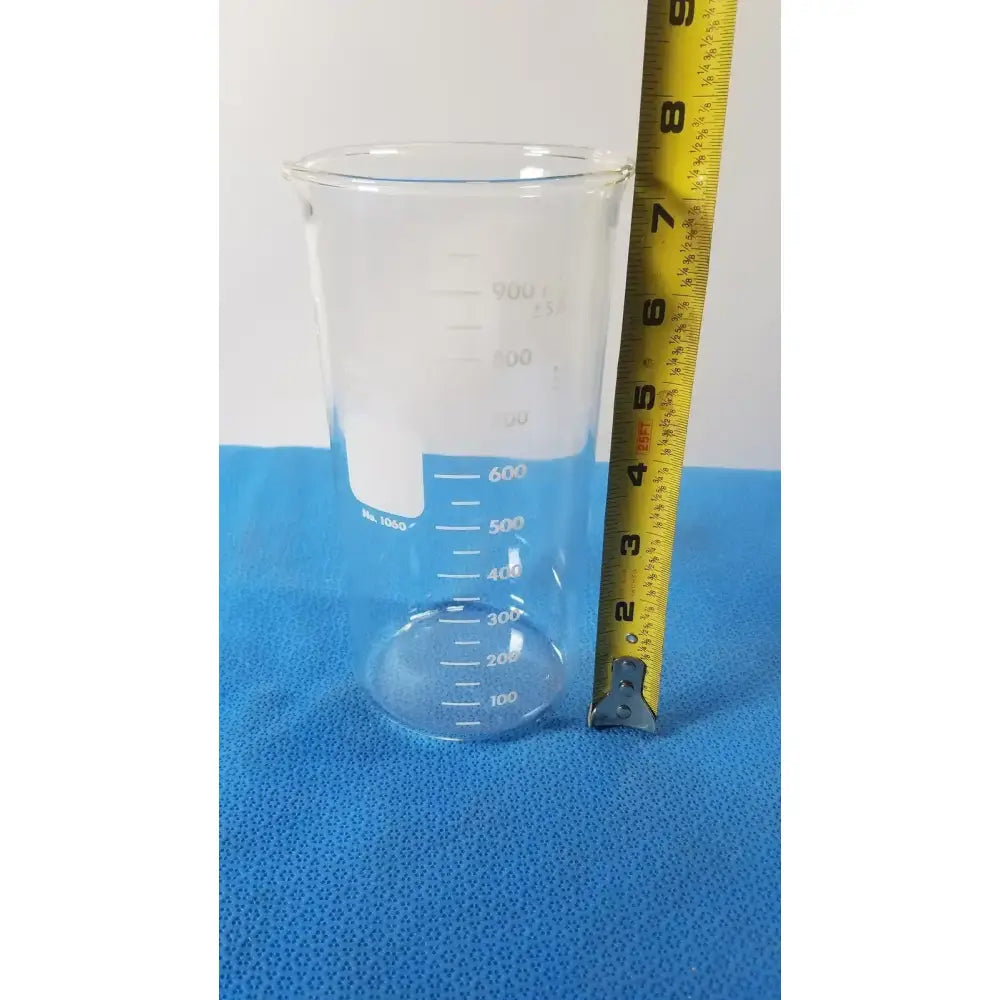 PYREX 1000mL Low Form Griffin Beaker – Durable Glass Laboratory Container Beaker, second-hand product photo 3