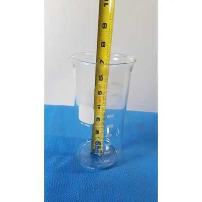 PYREX 1000mL Low Form Griffin Beaker – Durable Glass Laboratory Container Beaker, second-hand product photo 2