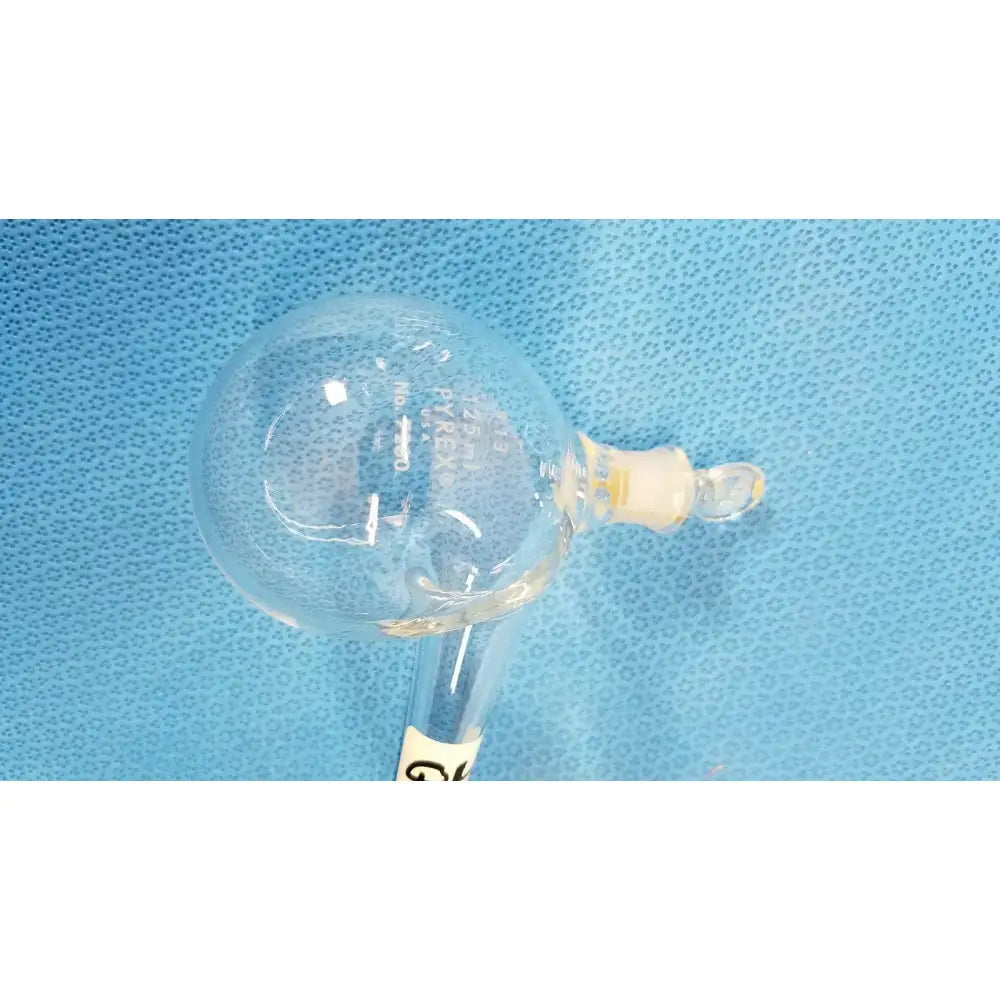 PYREX 125ml Lab Glass Retort Flask Bottle Borosilicate Laboratory Glassware Laboratory Glassware, second-hand product photo 2