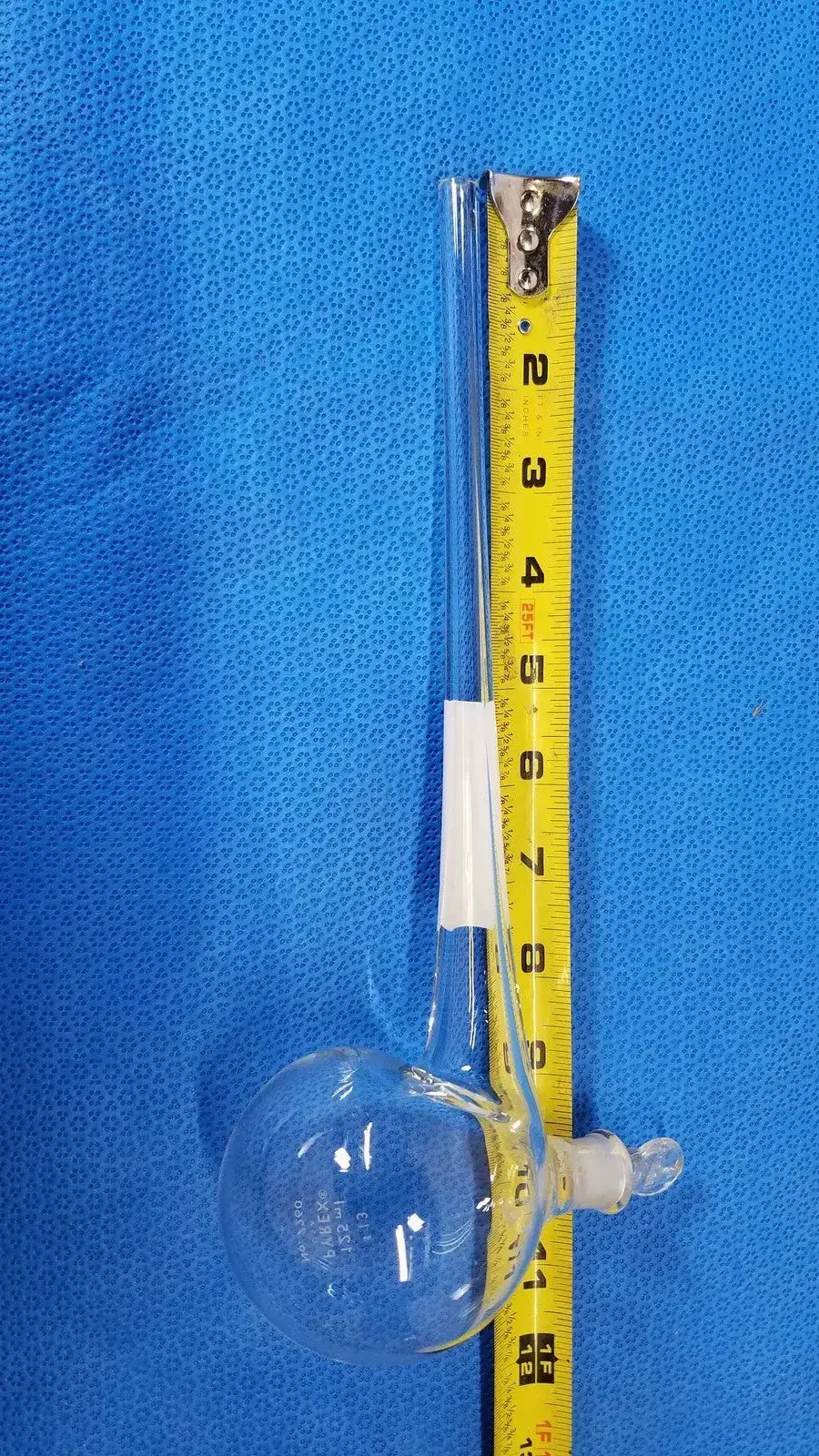 PYREX 125ml Lab Glass Retort Flask Bottle Borosilicate Laboratory Glassware Laboratory Glassware, second-hand product photo 3
