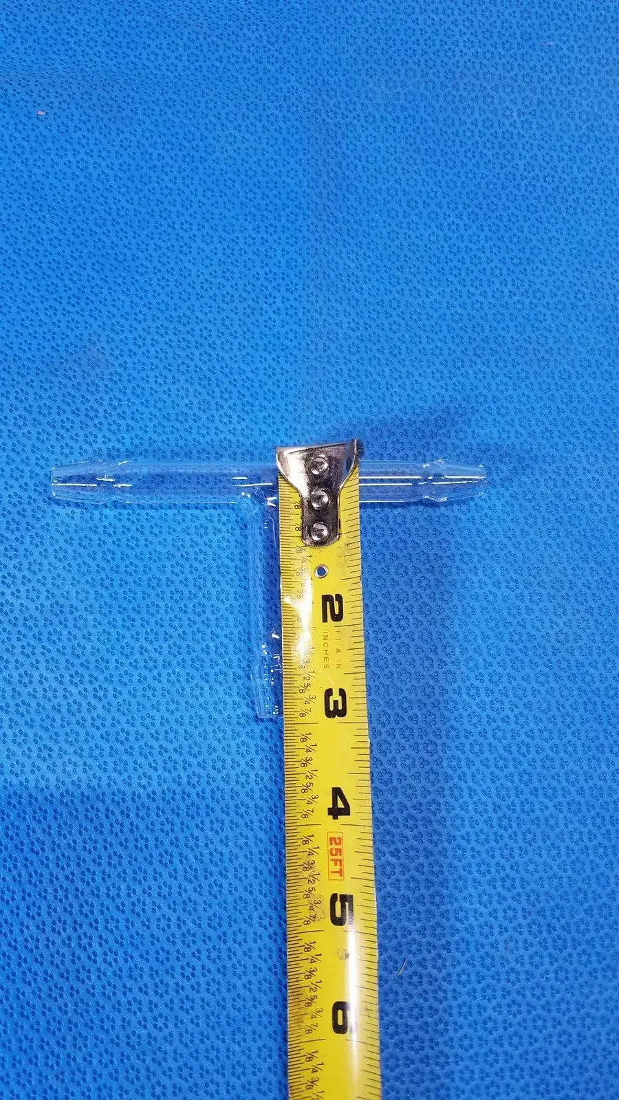 Pyrex 12mm Constricted 'T' Borosilicate Tubing Connector – Laboratory Glassware Laboratory Glassware Connector, second-hand product photo 4