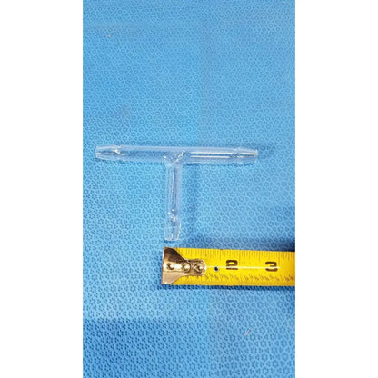 Pyrex 12mm Constricted 'T' Borosilicate Tubing Connector – Laboratory Glassware Laboratory Glassware Connector, second-hand product photo 3