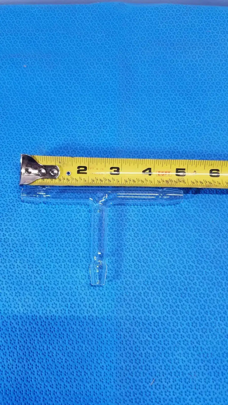 Pyrex 12mm Constricted 'T' Borosilicate Tubing Connector – Laboratory Glassware Laboratory Glassware Connector, second-hand product photo 5
