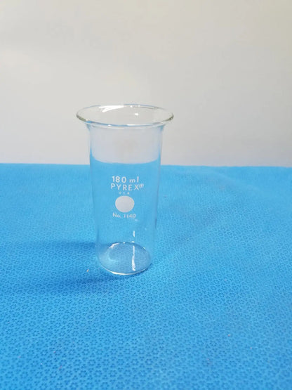 Pyrex 180 mL Glass Beaker – Borosilicate Laboratory Measuring Vessel Laboratory Beaker, second-hand product photo 1