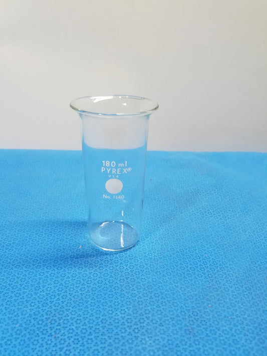 Pyrex 180 mL Glass Beaker – Borosilicate Laboratory Measuring Vessel Laboratory Beaker, second-hand product photo 1