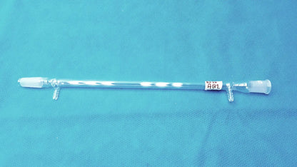 PYREX 24/40 Jacketed Liebig Condenser – West Style Glass Distillation Condenser Laboratory Condenser, second-hand product photo 2
