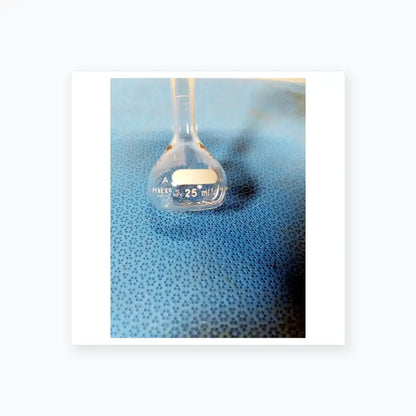 Pyrex 25 mL Wide Mouth Volumetric Flask – Borosilicate Laboratory Glassware Volumetric Flask, second-hand product photo 5