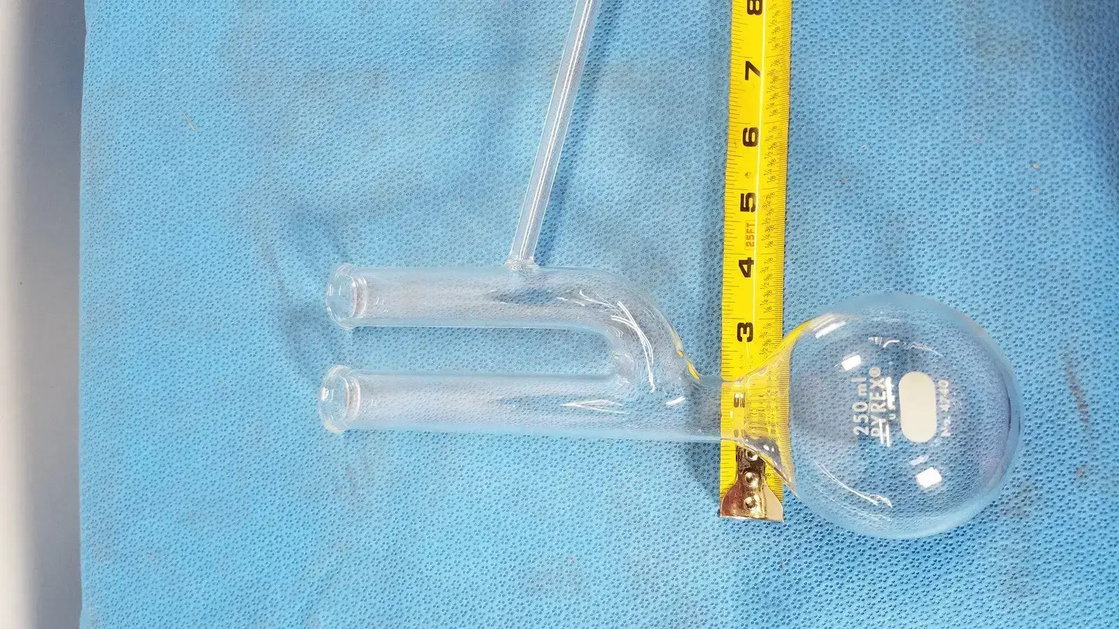 PYREX 250 mL Vintage Scientific Glass Advanced Laboratory Tube Laboratory Tube, second-hand product photo 4