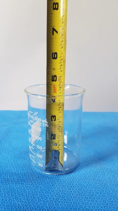 PYREX 400 mL Glass Beaker, Griffin Low Form, Heavy-Duty Laboratory Ware Glass Beaker, second-hand product photo 3