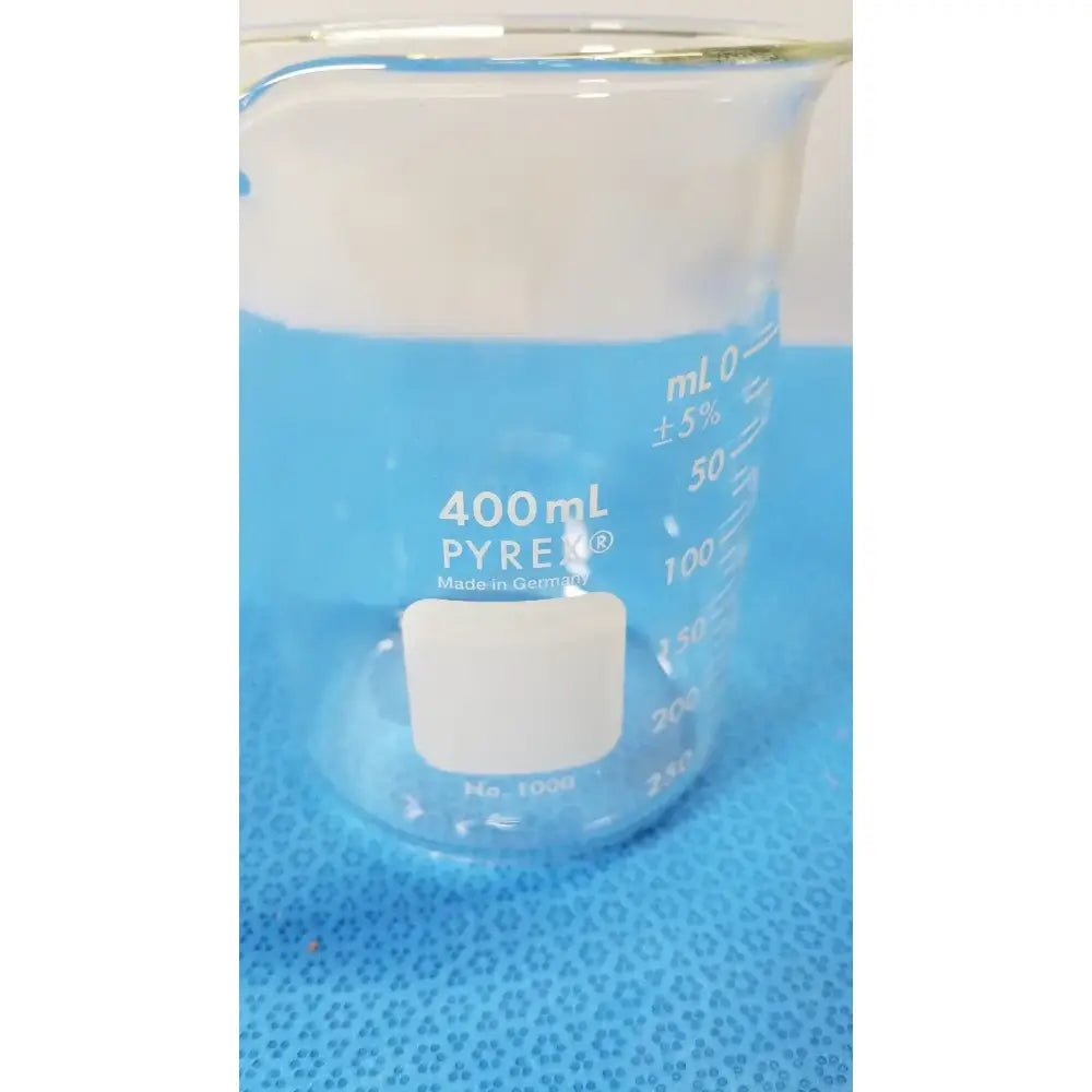 PYREX 400mL Griffin Beaker, Low Form, Heavy Duty Lab Glassware Laboratory Glassware, second-hand product photo 4
