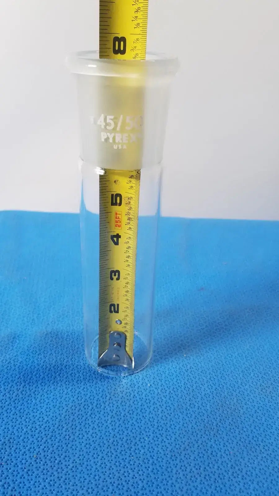 PYREX 45/50 Ground Outer Joint – Precision Laboratory Glass Connector Laboratory Glassware, second-hand product photo 4