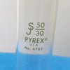 PYREX 50/30 Ball Ground Joint with Ribs – Borosilicate Lab Glass Connector