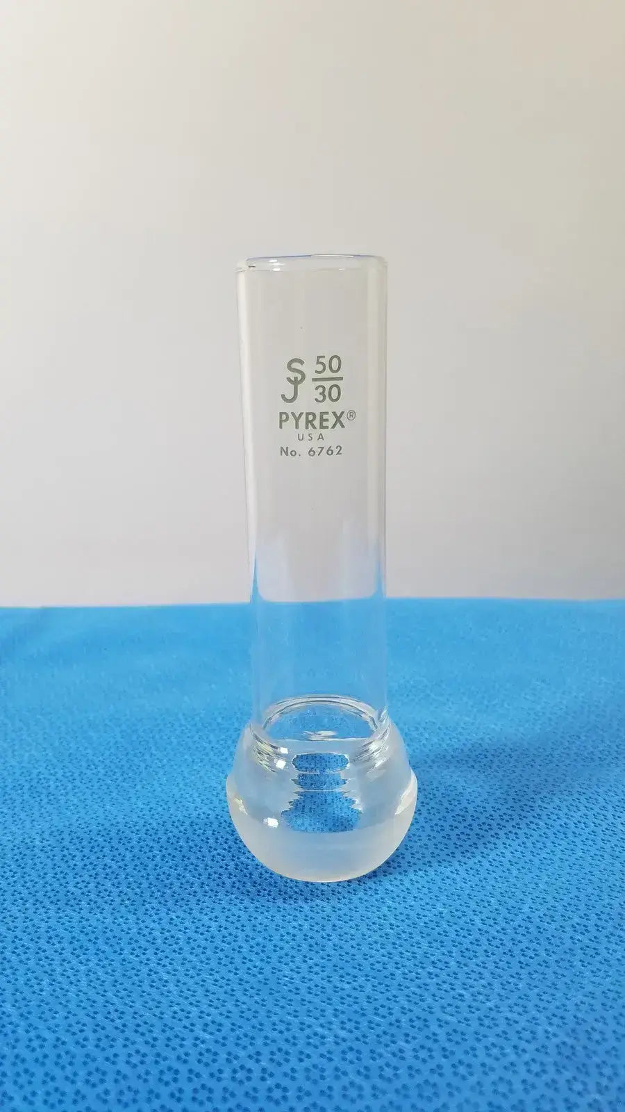 PYREX 50/30 Ball Ground Joint with Ribs – Borosilicate Lab Glass Connector Laboratory Glassware Part, second-hand product photo 3