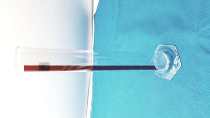 PYREX 500 mL Glass Graduated Mixing Cylinder – Lifetime Red Markings Graduated Cylinder, second-hand product photo 6
