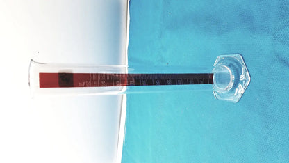 PYREX 500 mL Glass Graduated Mixing Cylinder – Lifetime Red Markings Graduated Cylinder, second-hand product photo 7