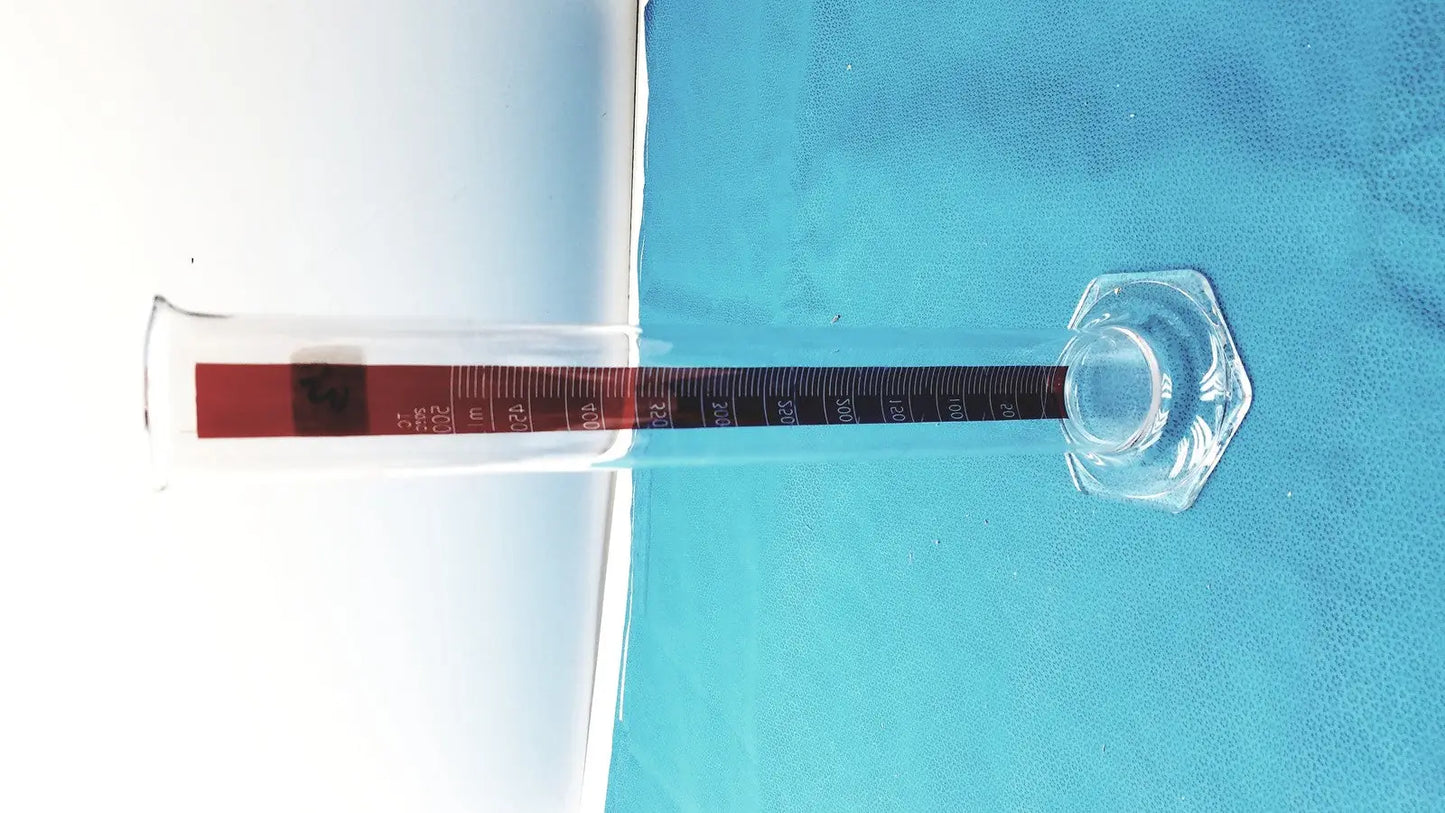 PYREX 500 mL Glass Graduated Mixing Cylinder – Lifetime Red Markings Graduated Cylinder, second-hand product photo 7