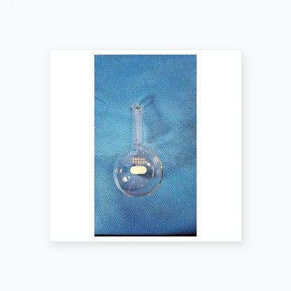 Reuse Medical PYREX 500mL Glass Short Ring Neck Round Bottom Boiling Flask Lab Centrifuge Tubes, second-hand product photo 1