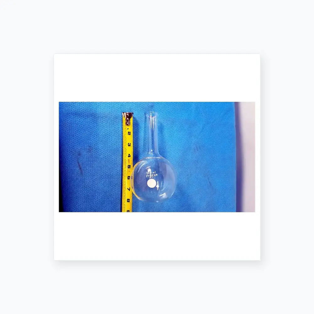Reuse Medical PYREX 500mL Single Neck Round Bottom Boiling Flask Lab Glassware Centrifuge Tubes, second-hand product photo 1