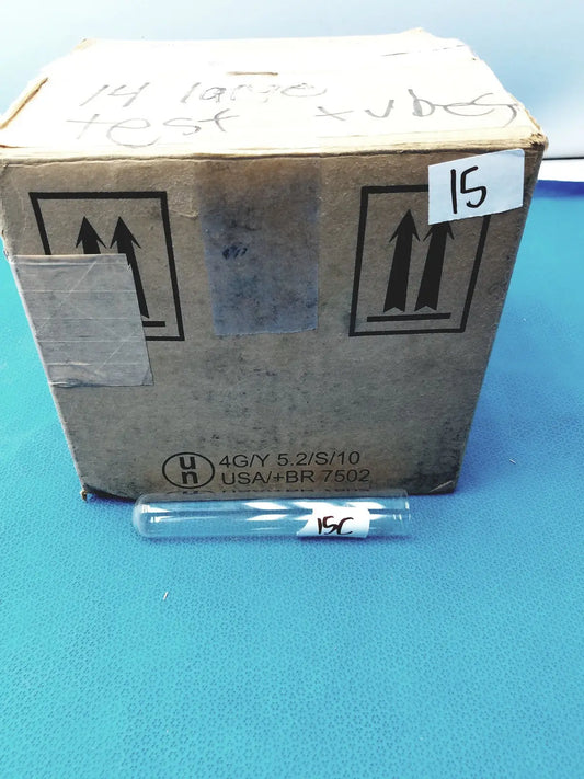 Pyrex 6" (25x150mm) Borosilicate Glass Test Tube 55ml Boiling Tube with Rim Laboratory Glassware, second-hand product photo 1