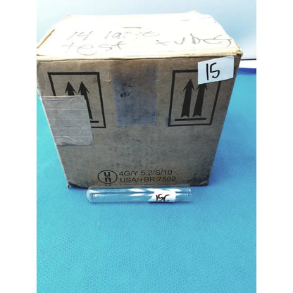 Pyrex 6" (25x150mm) Borosilicate Glass Test Tube 55ml Boiling Tube with Rim Laboratory Glassware, second-hand product photo 1