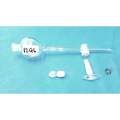 Reuse Medical Pyrex 60mL Separating Funnel – Long Stem, PTFE Key, Borosilicate Glass Other Medical & Lab Glassware, second-hand product photo 1