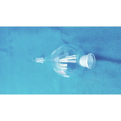 PYREX / Corning Pyrex 6404 Separatory Funnel Corning #27 Stopper 4 mm PTFE Valve Lab Glass 500m Laboratory Glassware, second-hand product photo 8