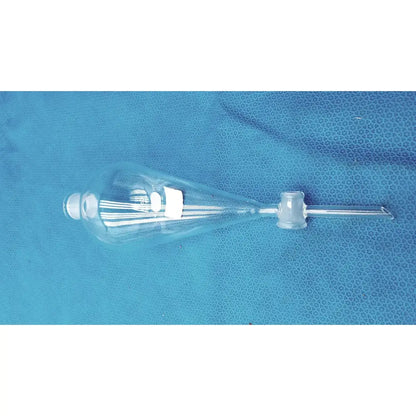 PYREX / Corning Pyrex 6404 Separatory Funnel Corning #27 Stopper 4 mm PTFE Valve Lab Glass 500m Laboratory Glassware, second-hand product photo 4