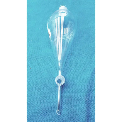 PYREX / Corning Pyrex 6404 Separatory Funnel Corning #27 Stopper 4 mm PTFE Valve Lab Glass 500m Laboratory Glassware, second-hand product photo 3