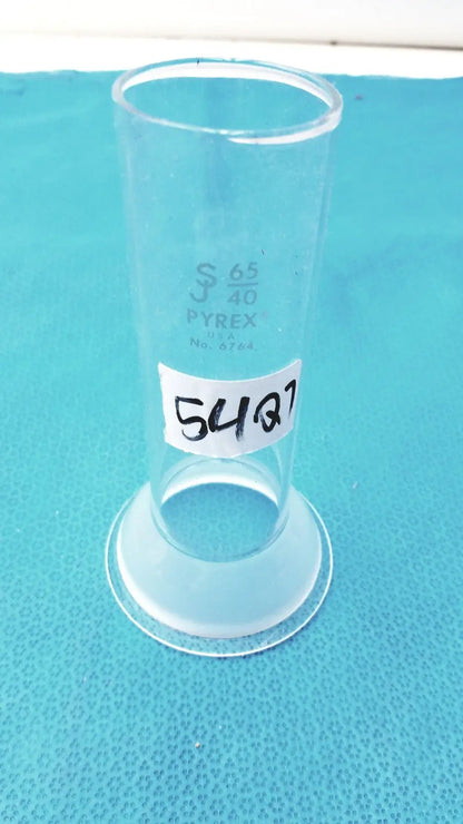 Pyrex / Corning Pyrex 65/40 Ground Joint Socket Only | Corning Lab Glassware USA Laboratory Glassware Part, second-hand product photo 2