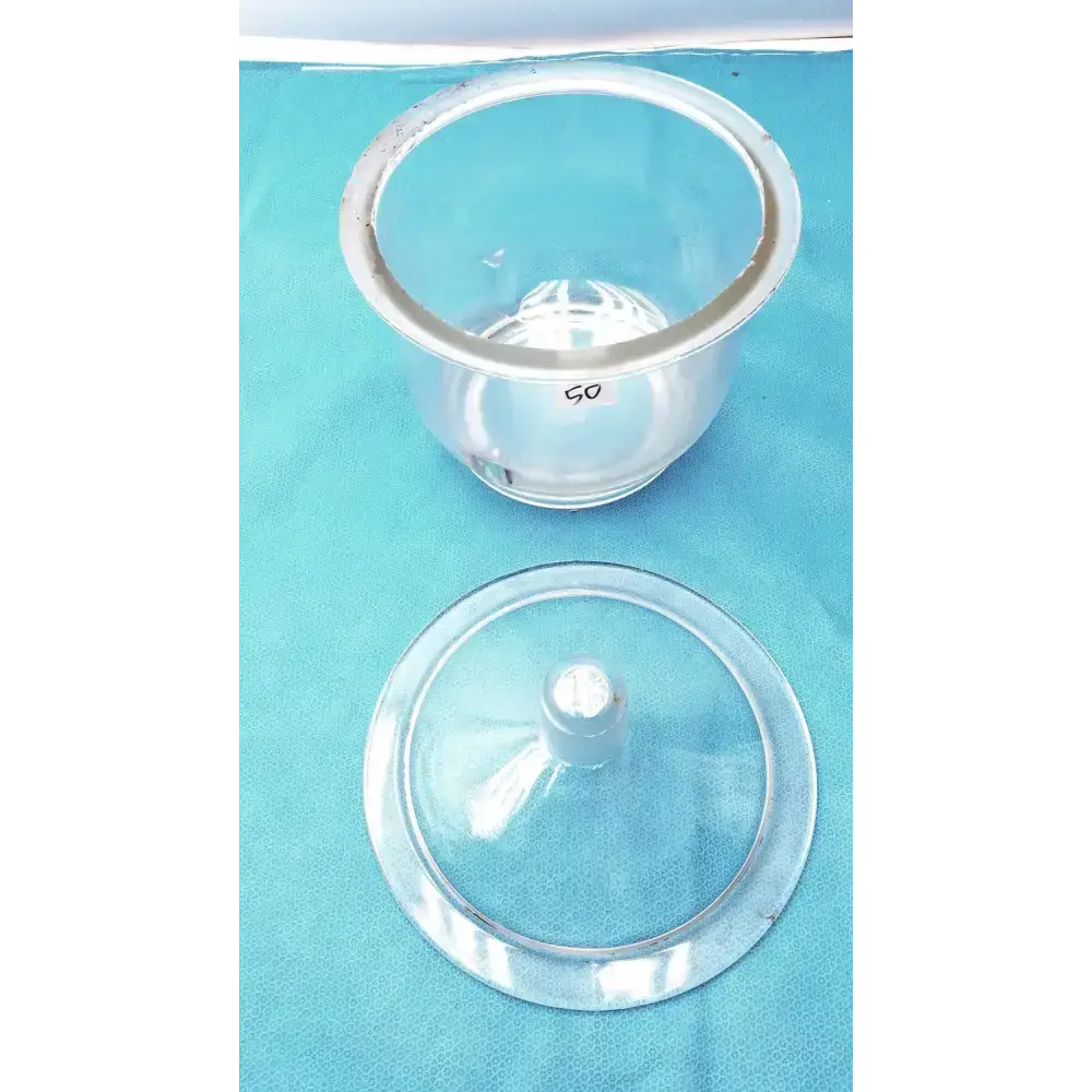 Pyrex 9" Vacuum Desiccator Jar with Plastic Canvas Plate Vacuum Desiccator Jar, second-hand product photo 5