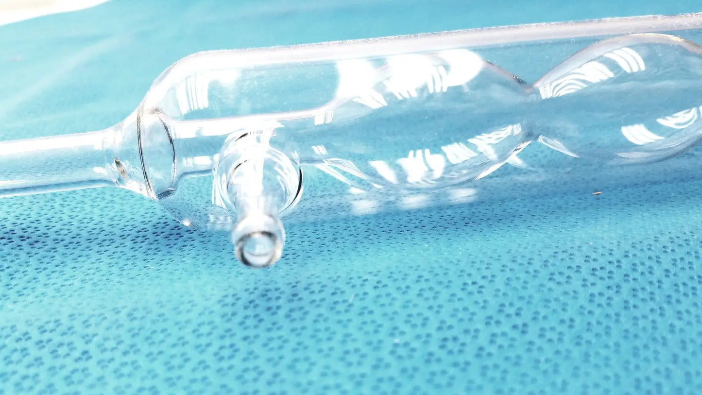 PYREX Allihn Condenser – 21" Jacketed Glass Column, 29/42 Joint Laboratory Condenser, second-hand product photo 4