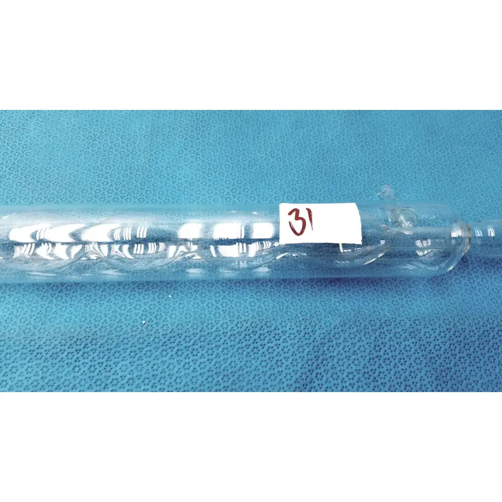 PYREX Allihn Condenser – 21" Jacketed Glass Column, 29/42 Joint Laboratory Condenser, second-hand product photo 3