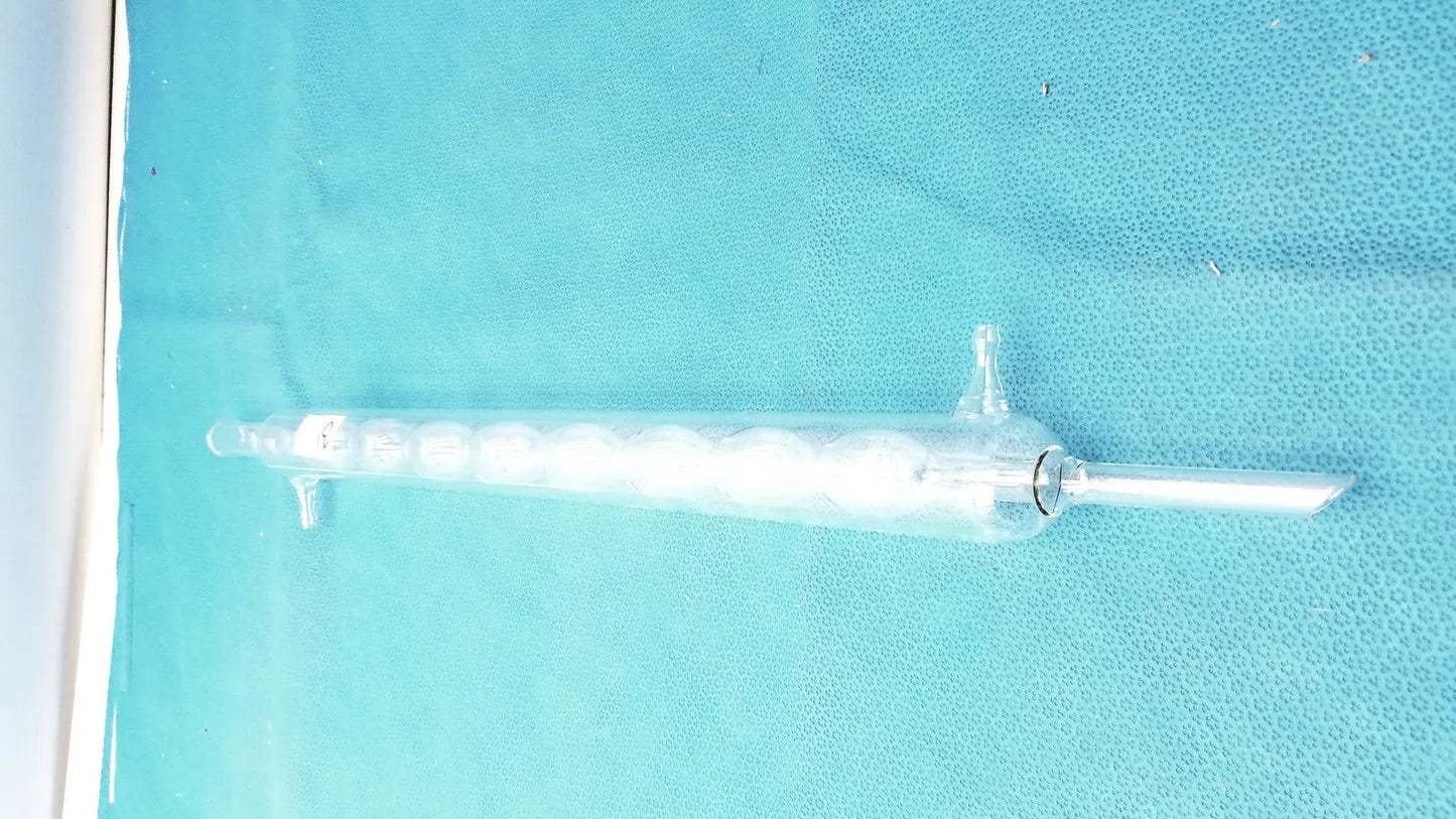 PYREX Allihn Condenser – 21" Jacketed Glass Column, 29/42 Joint Laboratory Condenser, second-hand product photo 6