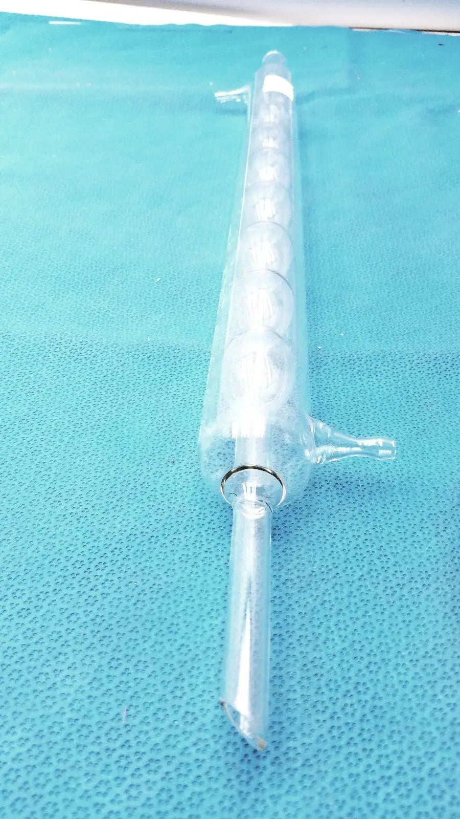 PYREX Allihn Condenser – 21" Jacketed Glass Column, 29/42 Joint Laboratory Condenser, second-hand product photo 5