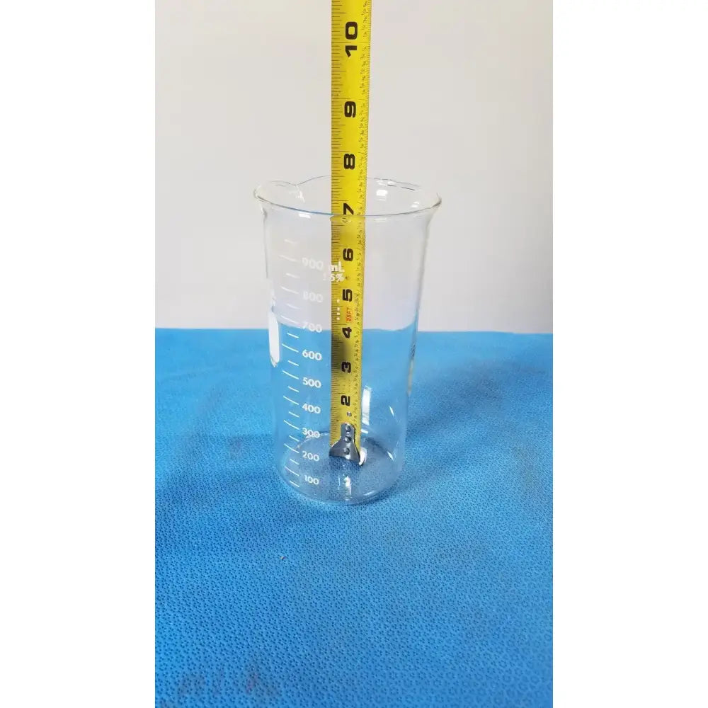 PYREX Beaker, 1000 mL, Glass, Griffin Low Form, Laboratory Ware Laboratory Beaker, second-hand product photo 3