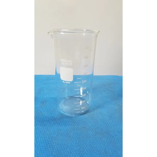 PYREX Beaker, 1000 mL, Glass, Griffin Low Form, Laboratory Ware Laboratory Beaker, second-hand product photo 1