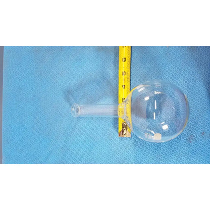 PYREX Boiling Flask, 500 mL, Long Neck, Round Bottom, Tooled Mouth Laboratory Glassware, second-hand product photo 3
