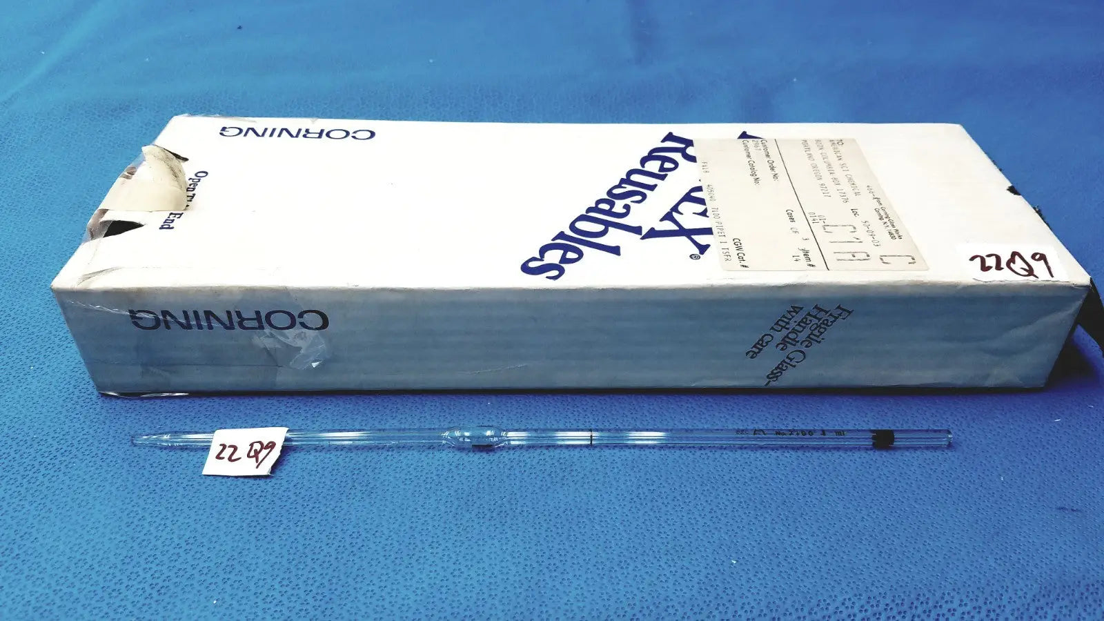 Reuse Medical PYREX Class A 1mL Glass Volumetric Pipette 7100 Bulb Type Lab Pipet Other Medical & Lab Glassware, second-hand product photo 1