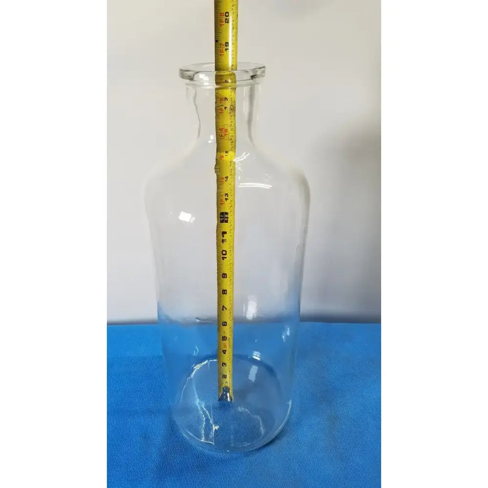 PYREX Clear Medicine Bottle, 18 oz, Rochester Style Medicine Bottle, second-hand product photo 3