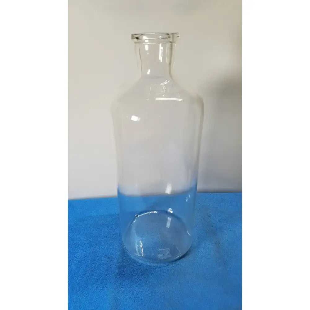 PYREX Clear Medicine Bottle, 18 oz, Rochester Style Medicine Bottle, second-hand product photo 1