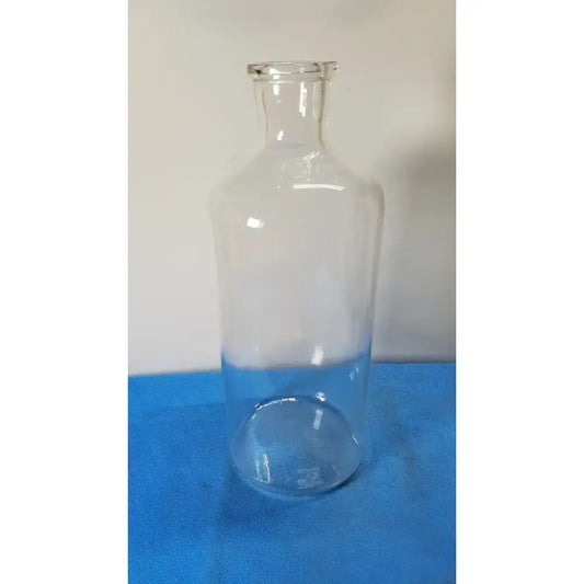 PYREX Clear Medicine Bottle, 18 oz, Rochester Style Medicine Bottle, second-hand product photo 1