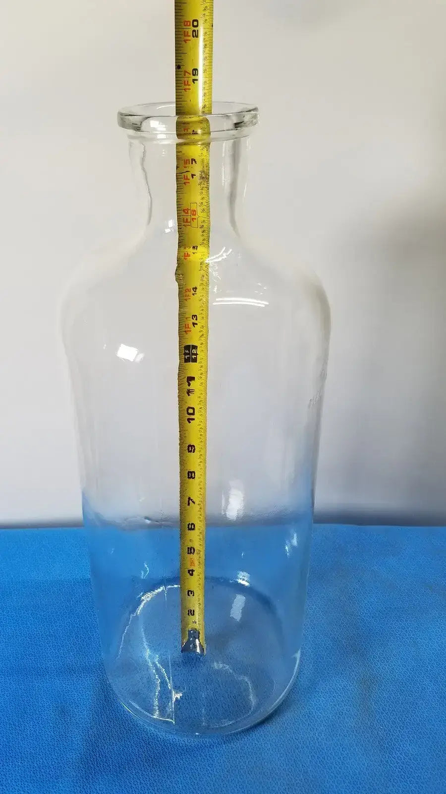 PYREX Clear Medicine Bottle, 18 oz, Rochester Style Medicine Bottle, second-hand product photo 3