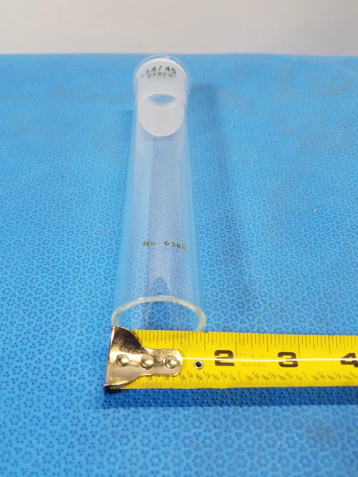 Pyrex Corning Laboratory Glassware – 34/45 Ground Glass Joint Borosilicate Laboratory Glassware, second-hand product photo 3