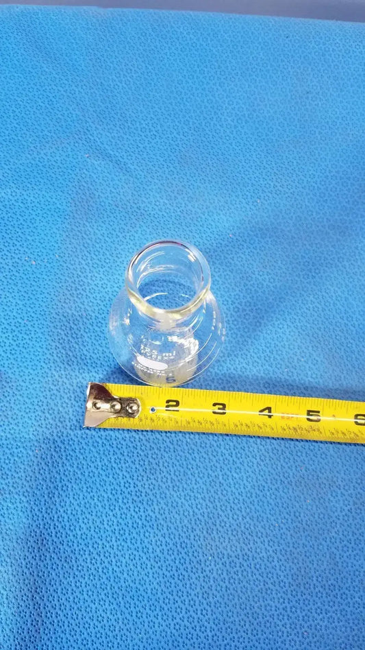 PYREX Erlenmeyer Flask, 125 mL, Glass, Narrow Mouth, Plain Erlenmeyer Flask, second-hand product photo 2