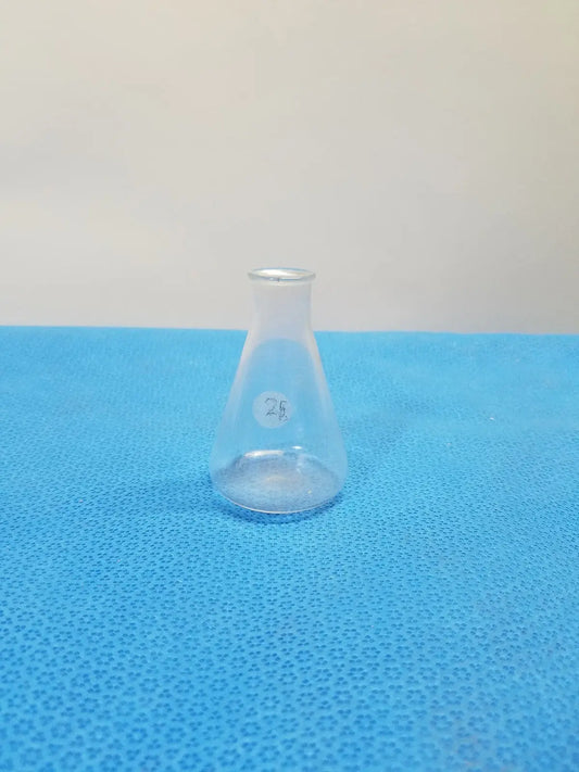 Pyrex Glass 250mL Erlenmeyer Flask Narrow Mouth Heavy Duty Rim Laboratory Flask Erlenmeyer Flask, second-hand product photo 1