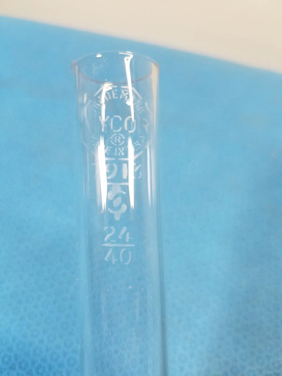 Pyrex Inner 24/40 Ground Glass Joint – Borosilicate Laboratory Glassware Inner Ground Glass Joint, second-hand product photo 3